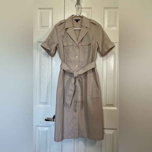 Brooks Brothers Dresses & Skirts - Brooks Brothers Cotton Belted Safari Shirt Dress Sz 8